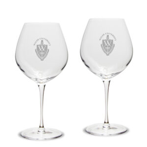 Walsh Cavaliers 22oz. Two-Piece Luigi Bormioli Titanium Robusto Wine Glass Set