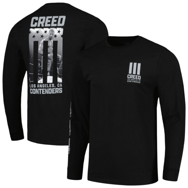 Men's Contenders Clothing Black Creed III Adonis 3 Long Sleeve T-Shirt - Image 5