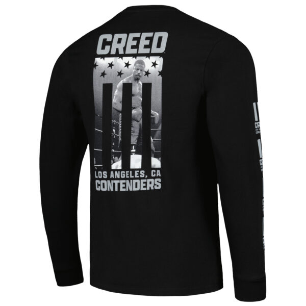 Men's Contenders Clothing Black Creed III Adonis 3 Long Sleeve T-Shirt - Image 7