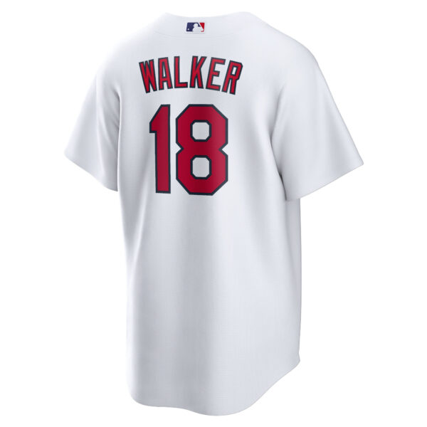 Men's Nike Jordan Walker White St. Louis Cardinals Home Official Replica Player Jersey - Image 7