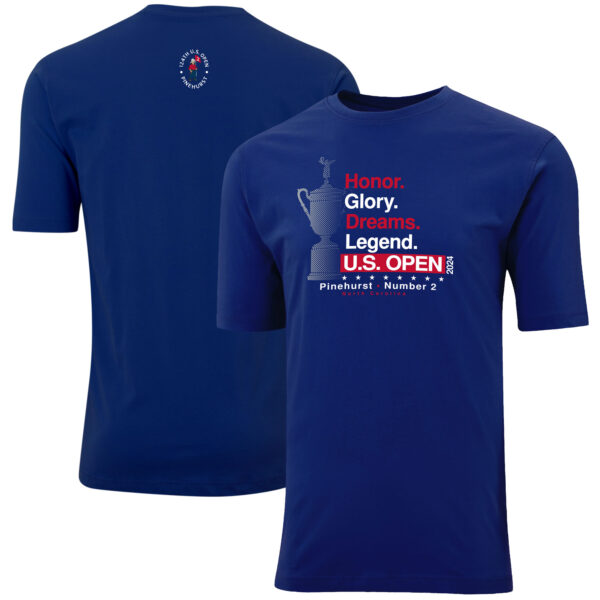 Men's 2024 U.S. Open  Ahead Navy Tradition Pembroke T-Shirt