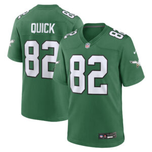 Men's Nike Mike Quick Kelly Green Philadelphia Eagles Alternate Game Jersey