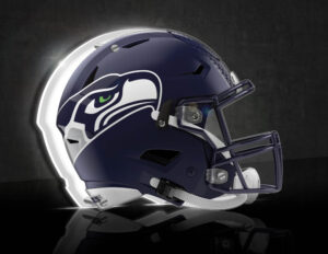 Seattle Seahawks LED Helmet Tabletop Sign