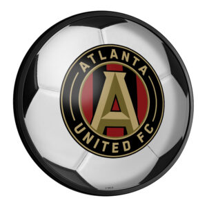 Atlanta United FC 18'' Round Slimline Illuminated Soccer Ball Wall Sign