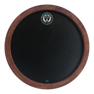 Philadelphia Union 20.25'' Round Chalkboard Faux Barrel Top Sign
