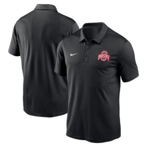Men's Nike Black Ohio State Buckeyes Primetime Franchise Performance Polo