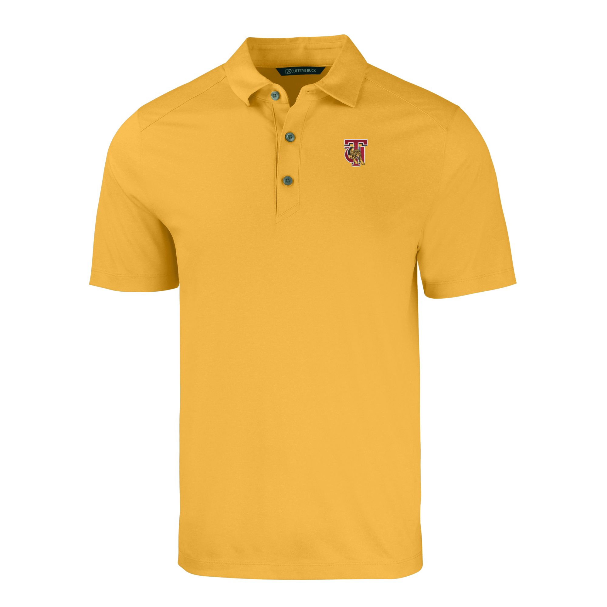 Men's Cutter & Buck Gold Tuskegee Golden Tigers Forge Eco Stretch Recycled Polo - Image 3