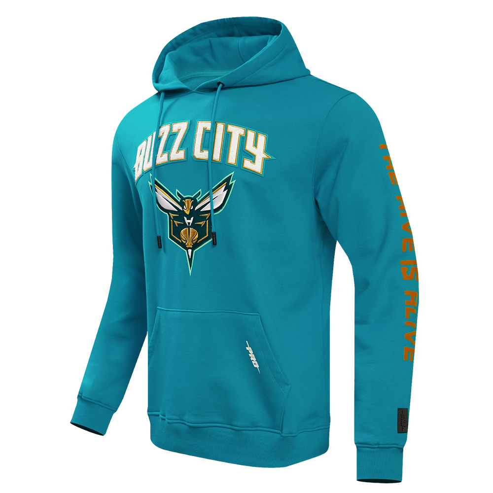Men's Pro Standard Teal Charlotte Hornets 2023/24 City Edition Pullover Hoodie - Image 10
