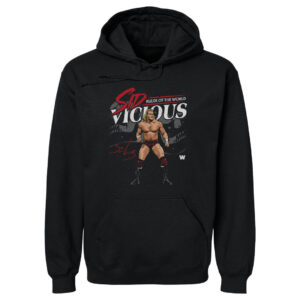 Men's 500 Level  Black Sid Vicious Ruler Of The World Pullover Hoodie