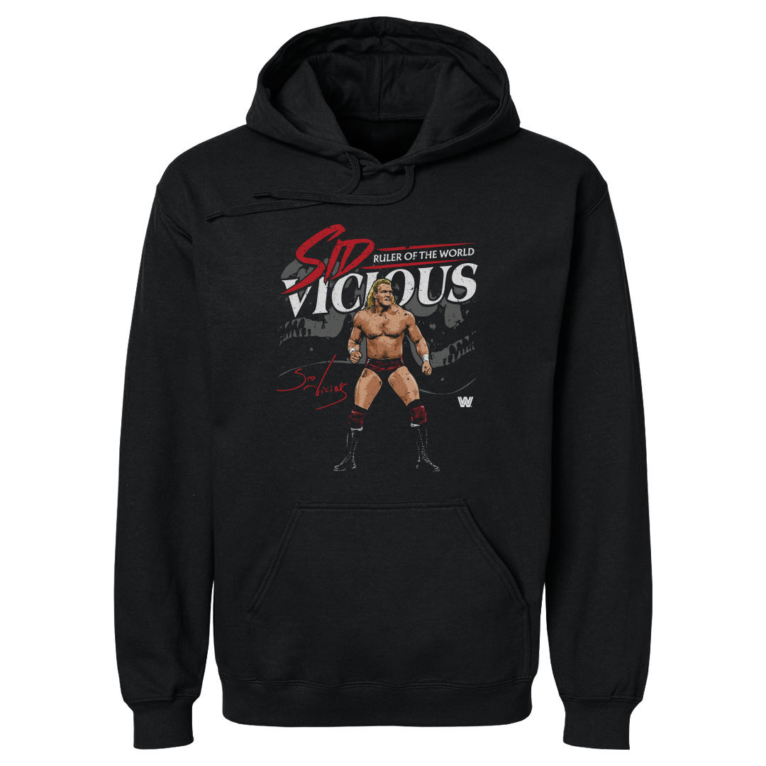 Men's 500 Level Black Sid Vicious Ruler Of The World Pullover Hoodie