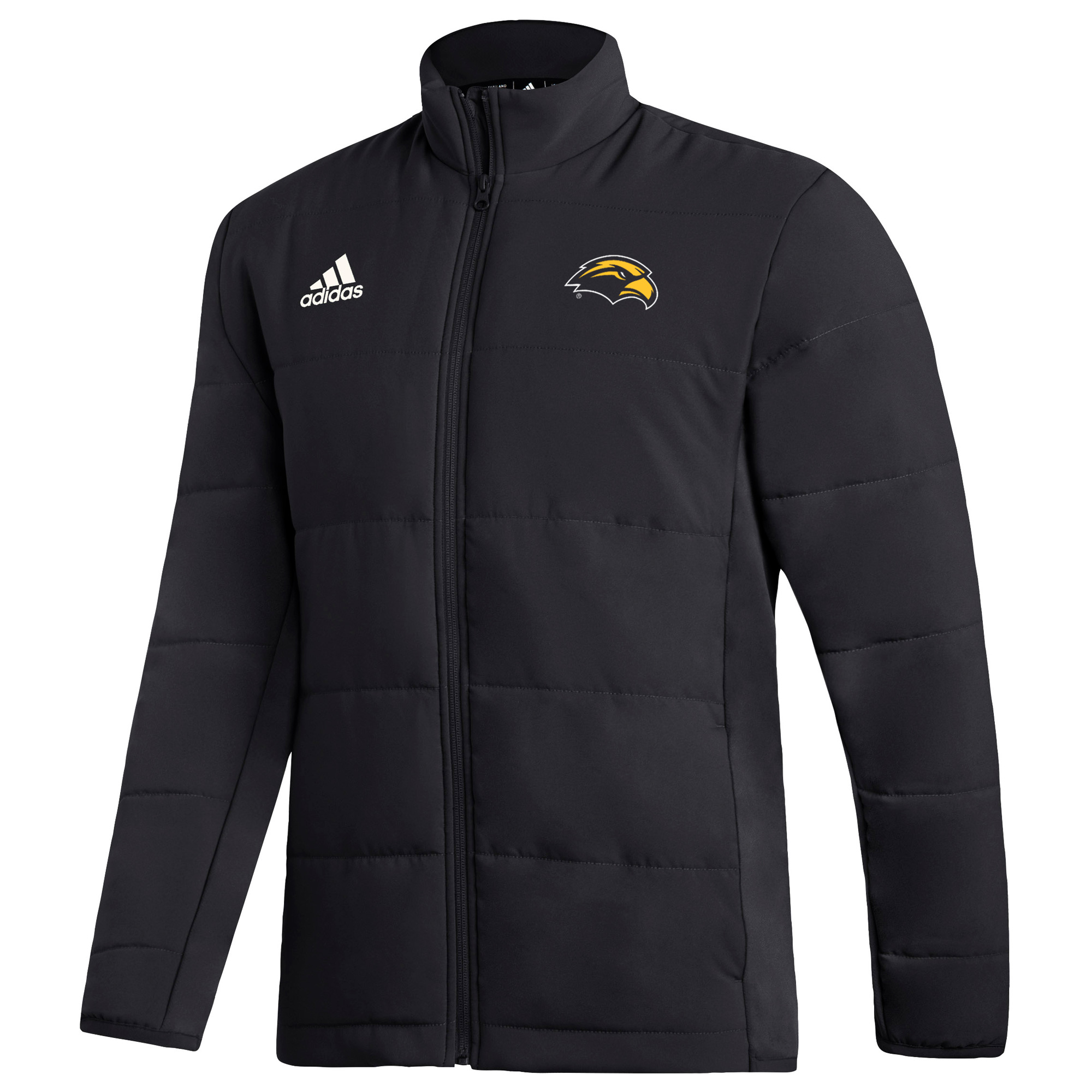 Men's adidas Black Southern Miss Golden Eagles Midweight Full-Zip Jacket - Image 6