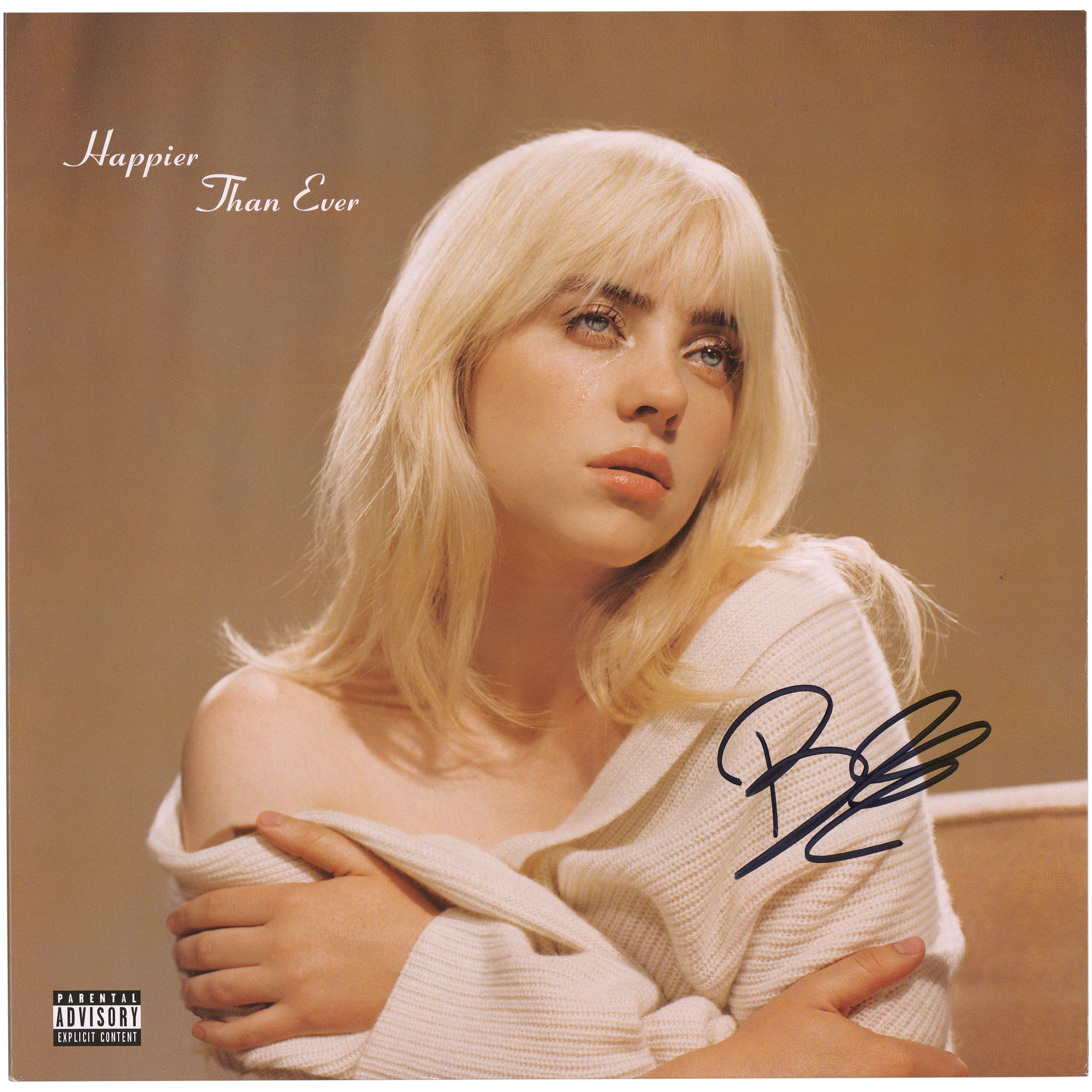 Billie Eilish Autographed Happier Than Ever Vinyl Album