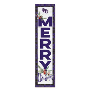 Spring Hill Badgers 12'' x 48'' Outdoor Merry Christmas Leaner