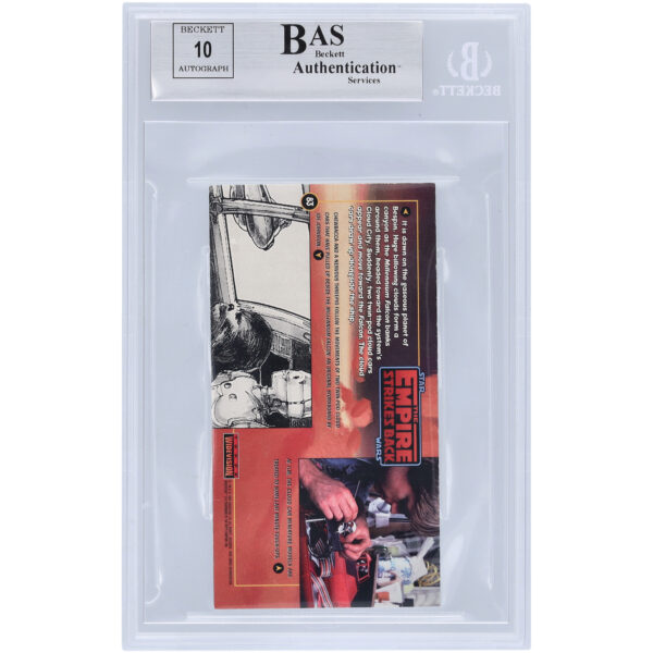 Harley Cokeliss Star Wars Autographed 1995 Topps The Empire Strikes Back Widevision #83 BGS Authenticated 10 Card with "Studio 2nd Unit Director" Inscription - Image 6