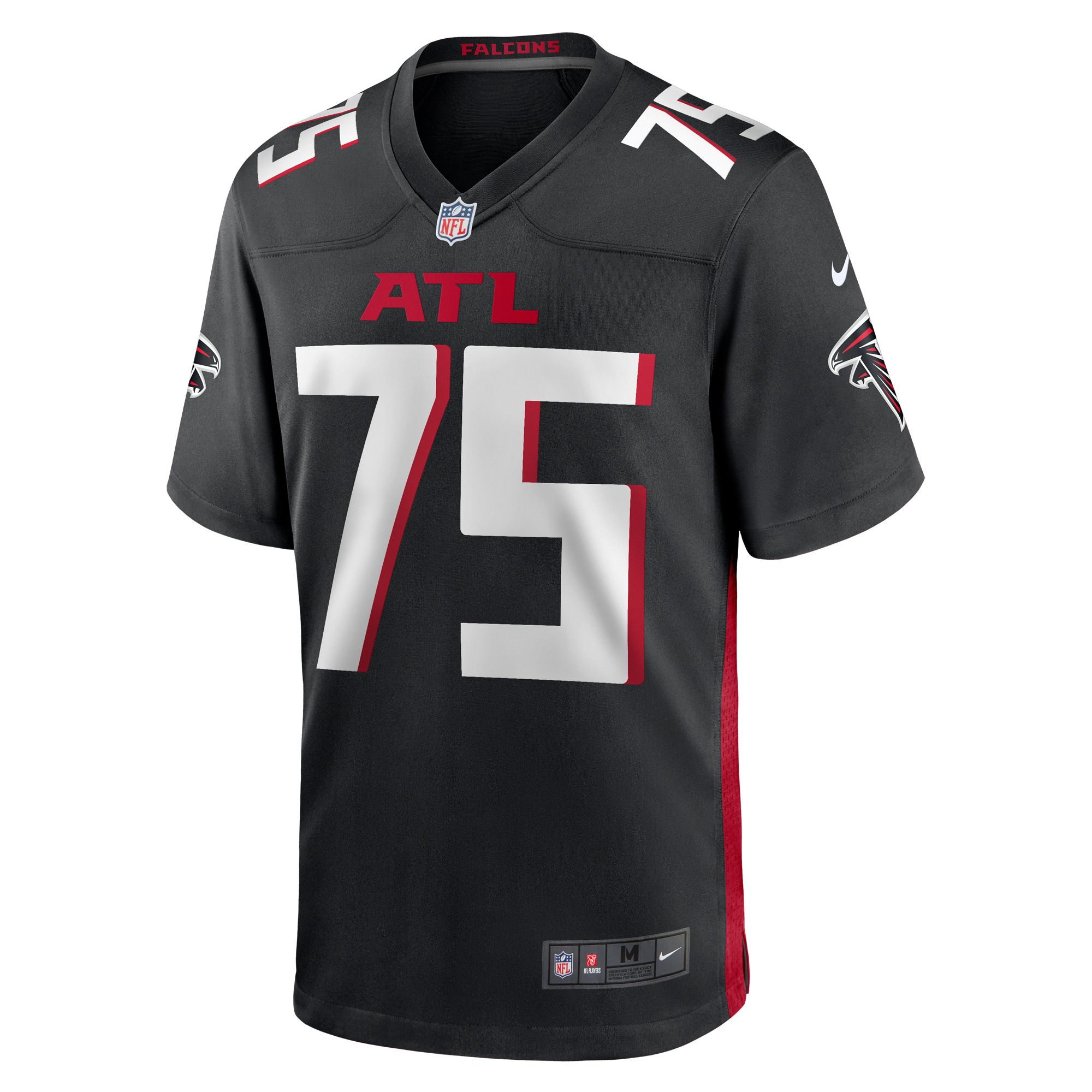 Men's Nike Kentavius Street Black Atlanta Falcons Game Jersey - Image 6