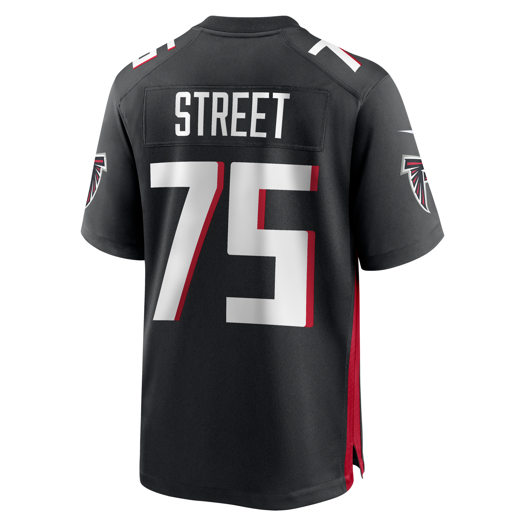 Men's Nike Kentavius Street Black Atlanta Falcons Game Jersey - Image 7