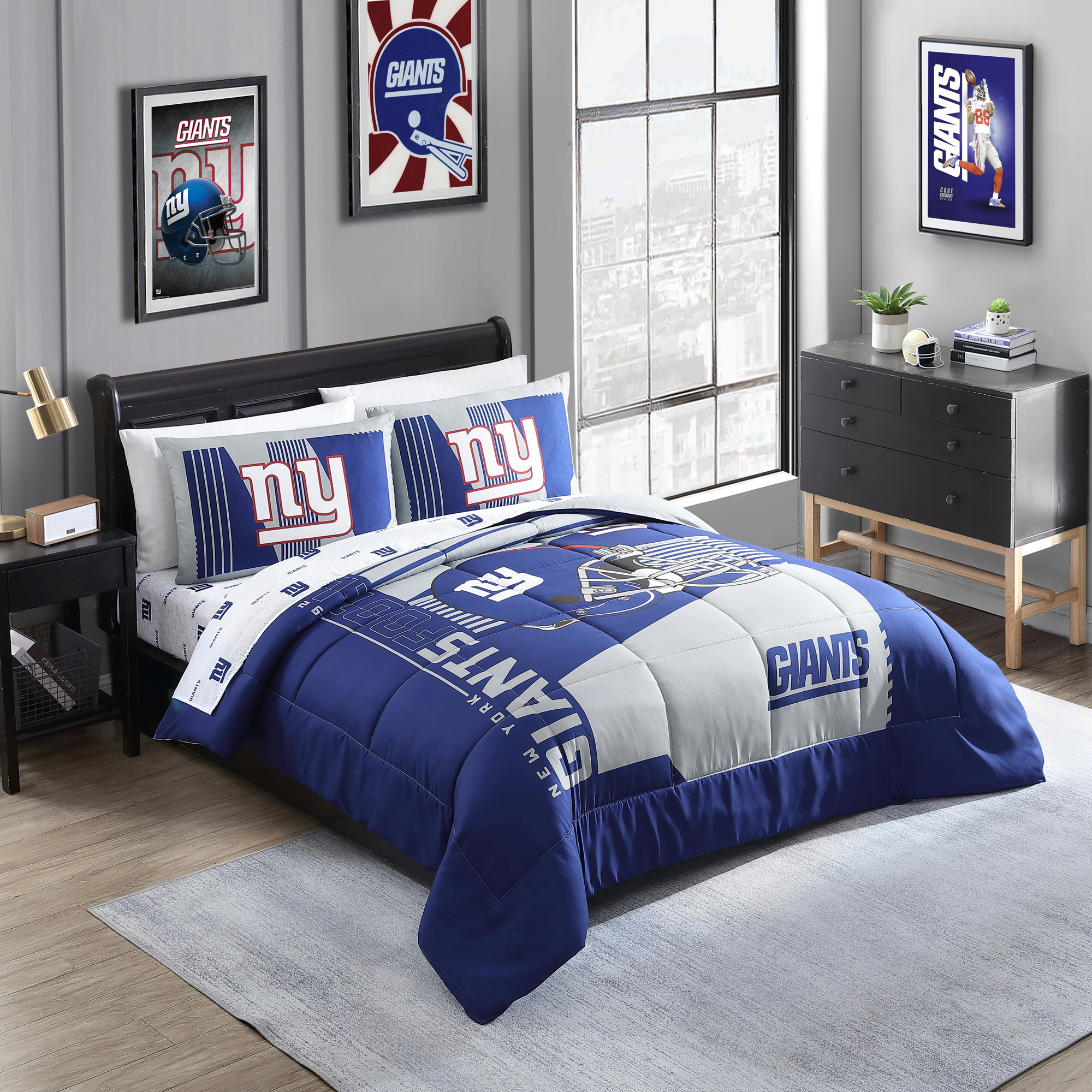 New York Giants Full Bed In A Bag Set