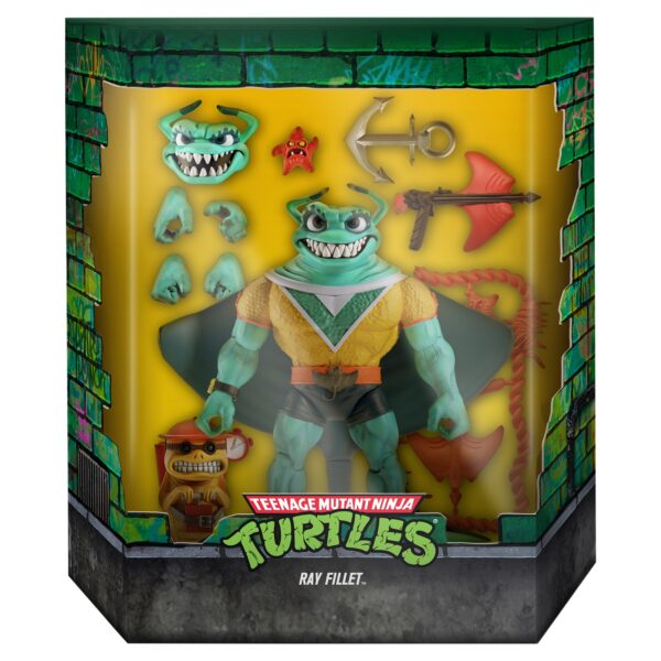 Super7 Teenage Mutant Ninja Turtles Ray Fillet ULTIMATES! Figure - Wave 5