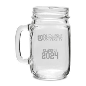 Duquesne Dukes Class of 2024 16oz. Drinking Jar