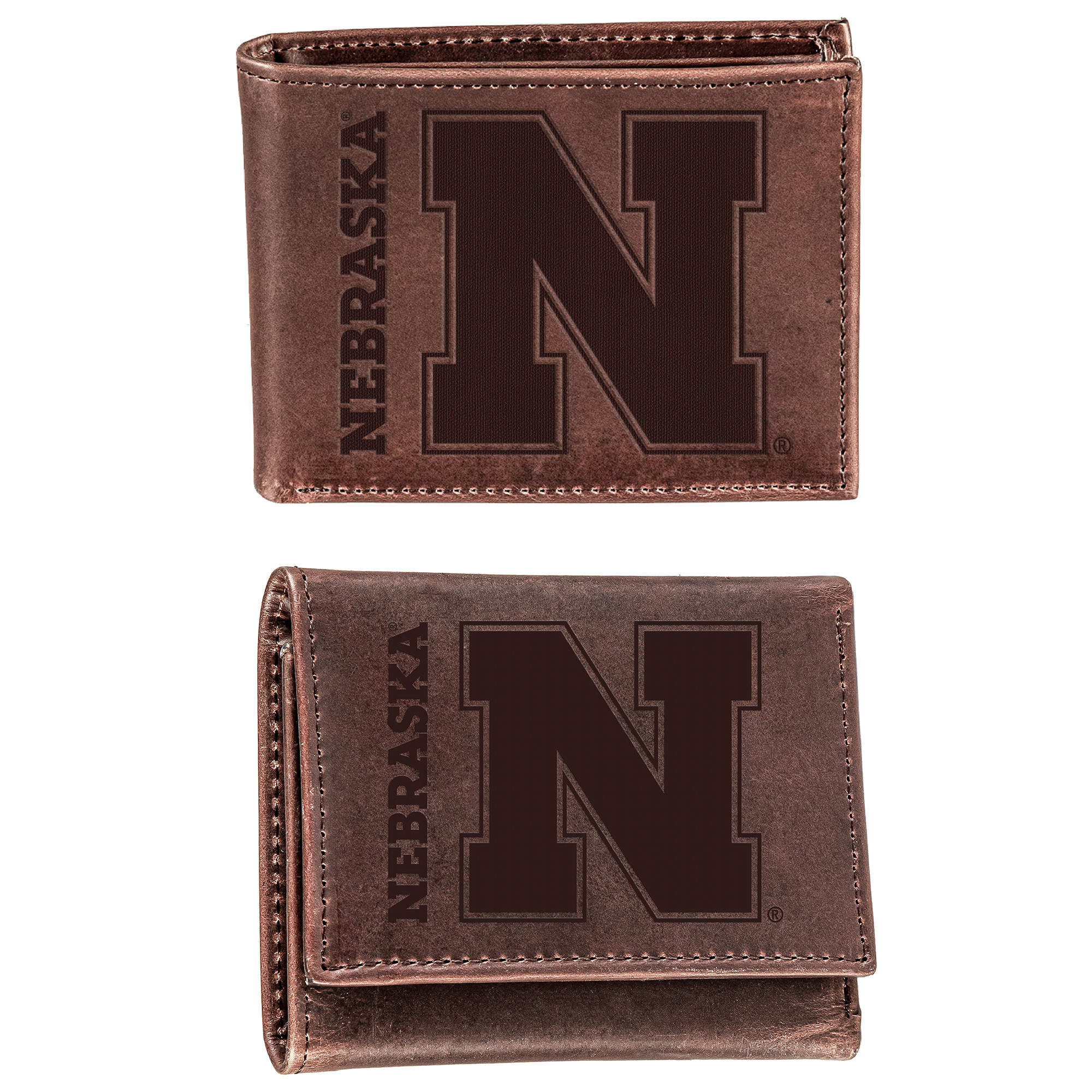 Nebraska Huskers Bifold & Trifold Wallet Two-Piece Set