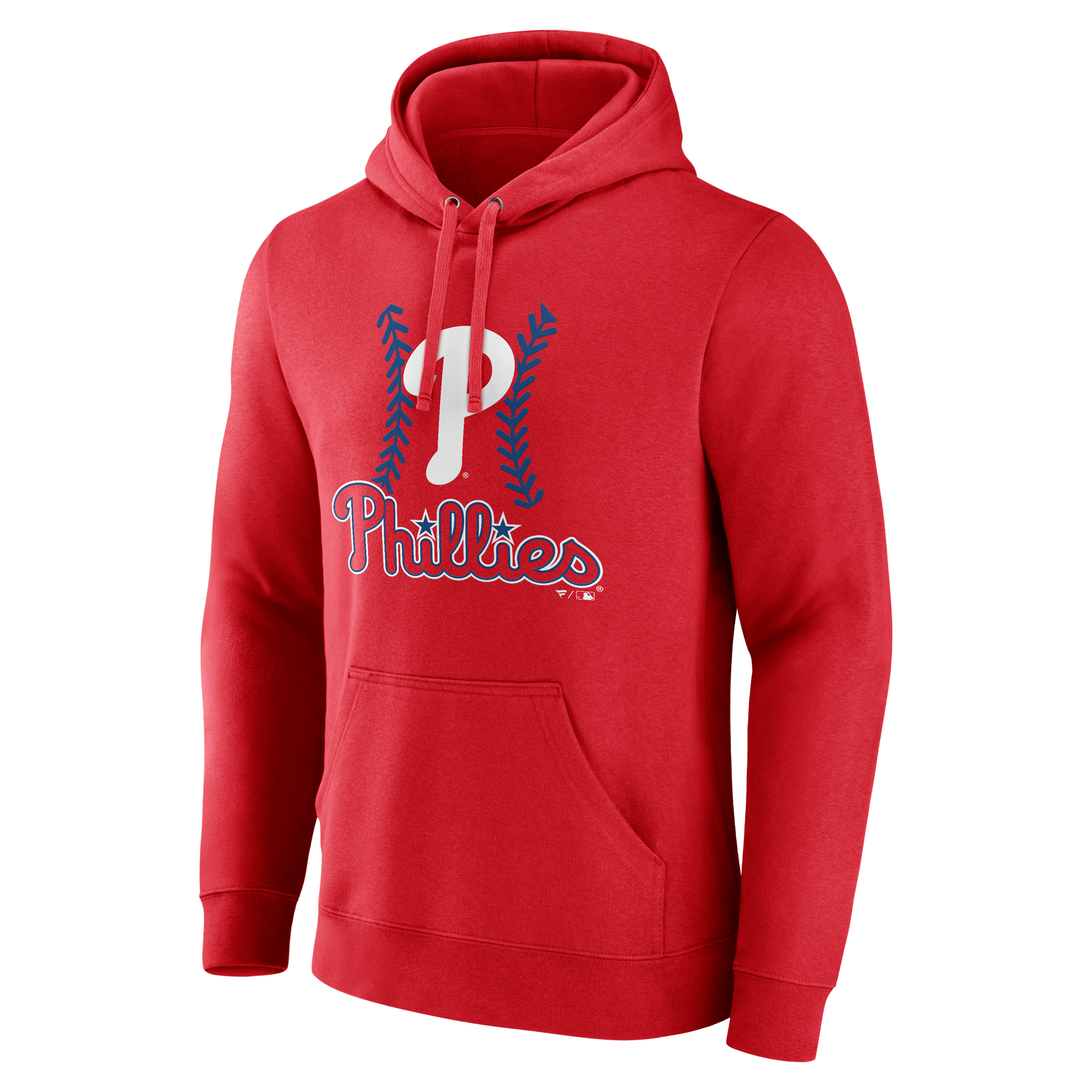 Men's Alec Bohm Red Philadelphia Phillies Fastball Player Name & Number Pullover Hoodie - Image 6