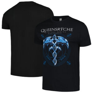 Men's  Black Queensryche DNA Graphic T-Shirt