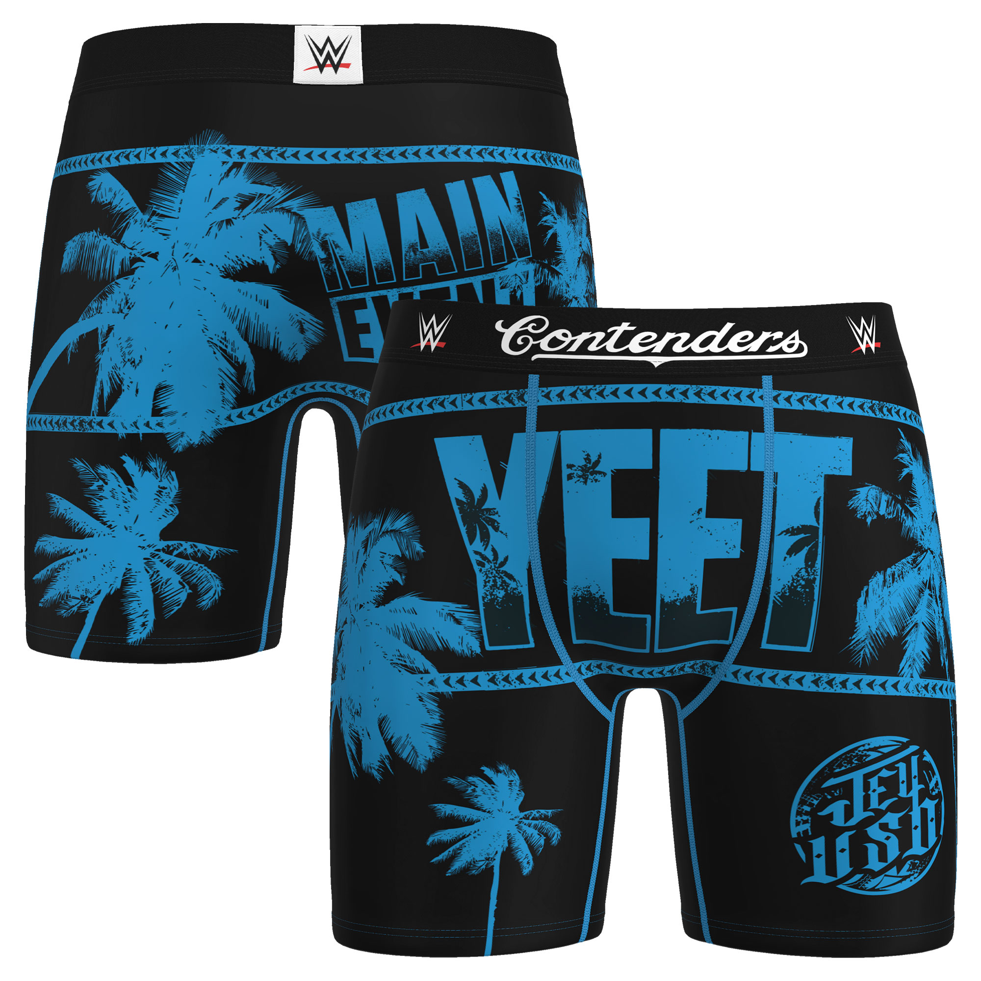 Men's Contenders Clothing Black Jey Uso Yeet Boxer Briefs