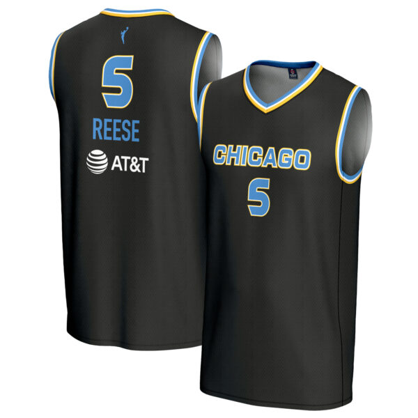 Youth GameDay Greats Angel Reese Black Chicago Sky Lightweight Replica Basketball Jersey - Image 5