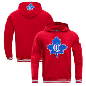 Men's Pro Standard Red Montreal Canadiens Retro Classic Fleece Pullover Hoodie