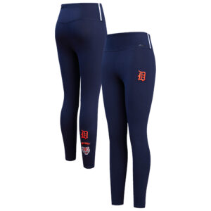 Women's Pro Standard Navy Detroit Tigers Retro Classic Jersey Leggings