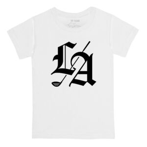 Youth Tiny Turnip White Los Angeles Golf Club Team T-Shirt