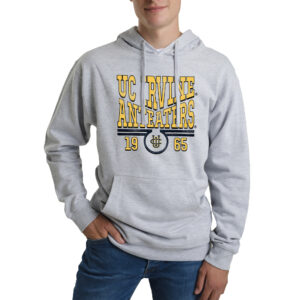 Unisex Uscape Apparel Heather Gray UC Irvine Anteaters Standard Pullover Hoodie