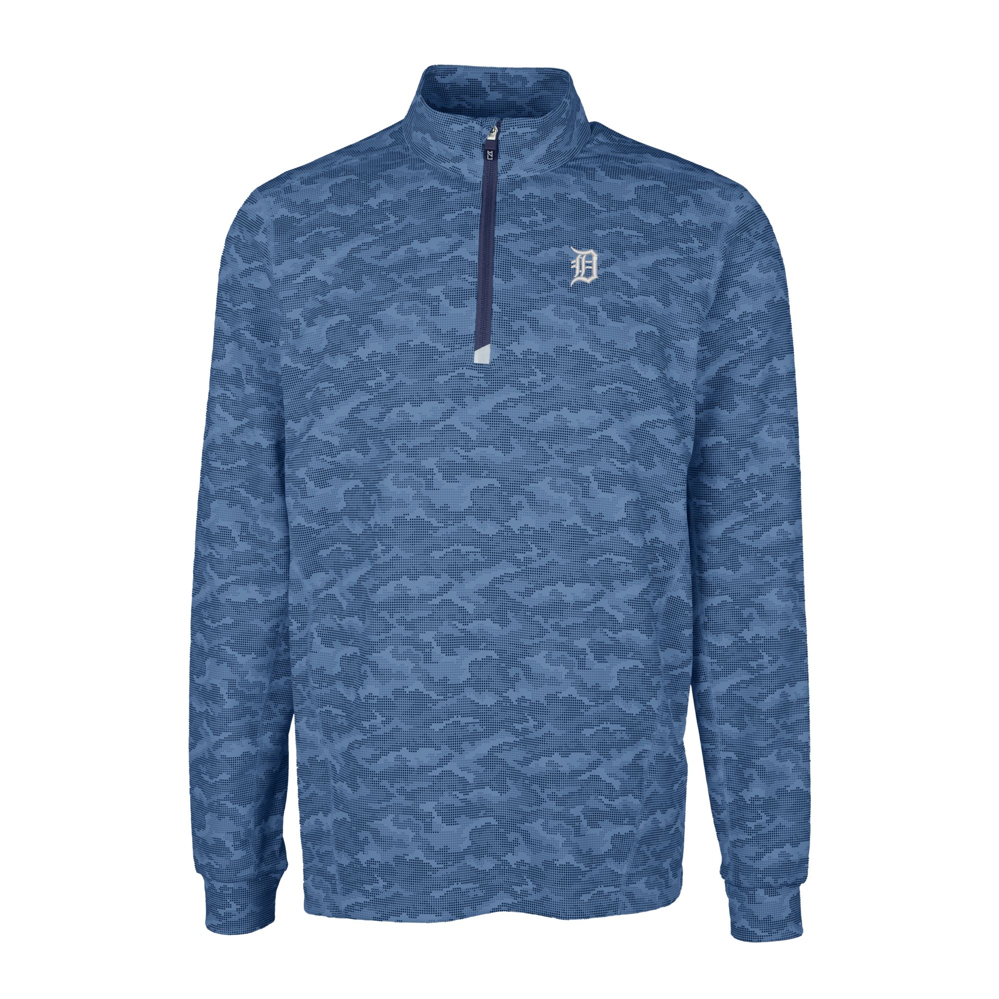 Women's Cutter & Buck Gray Chicago Cubs Evoke Hybrid Eco Softshell Recycled Full-Zip Vest - Image 3