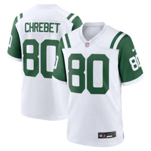 Men's Nike Wayne Chrebet White New York Jets Classic Alternate Retired Player Game Jersey