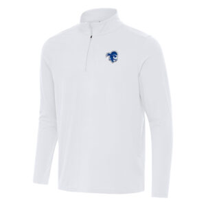 Men's Antigua White Seton Hall Pirates Intent Quarter-Zip Top