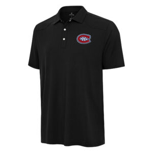 Men's Antigua  Black Montreal Canadiens Western Polo