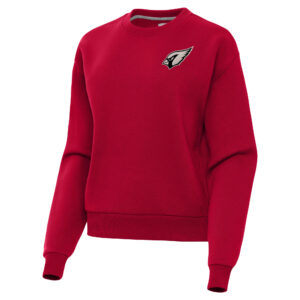 Women's  Antigua  Red Arizona Cardinals Victory Pullover Sweatshirt