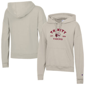 Women's Champion  Oatmeal Trinity Tigers Powerblend Fleece Pullover Hoodie