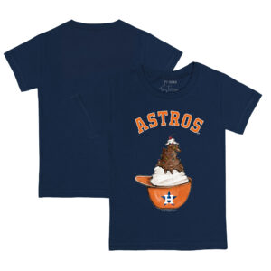 Youth Tiny Turnip Navy Houston Astros Sundae Helmet T-Shirt