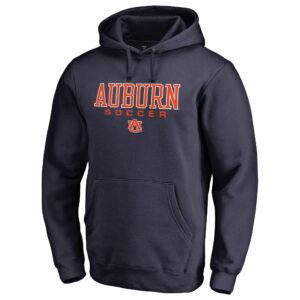 Men's Navy Auburn Tigers True Sport Soccer Pullover Hoodie