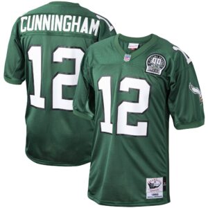 Men's Mitchell & Ness Randall Cunningham Green Philadelphia Eagles 1992 Authentic Throwback Retired Player Jersey