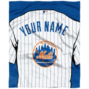The Northwest Company New York Mets 50'' x 60'' Personalized Silk Touch Throw