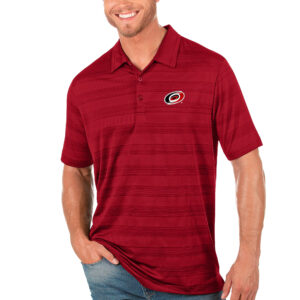 Men's Antigua Red Carolina Hurricanes Compass Polo
