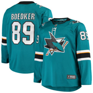 Men's Fanatics Mikkel Boedker Teal San Jose Sharks Breakaway Home Player Jersey