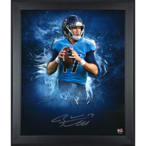 Ryan Tannehill Tennessee Titans Framed Autographed 20" x 24" In Focus Photograph