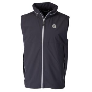 Men's Cutter & Buck Charcoal Georgetown Hoyas Vapor Full-Zip Vest