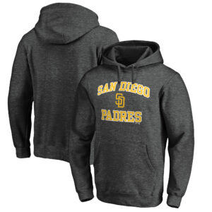Men's Charcoal San Diego Padres Heart and Soul Pullover Hoodie