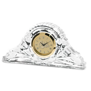 Gold Montana Grizzlies Crystal Clock