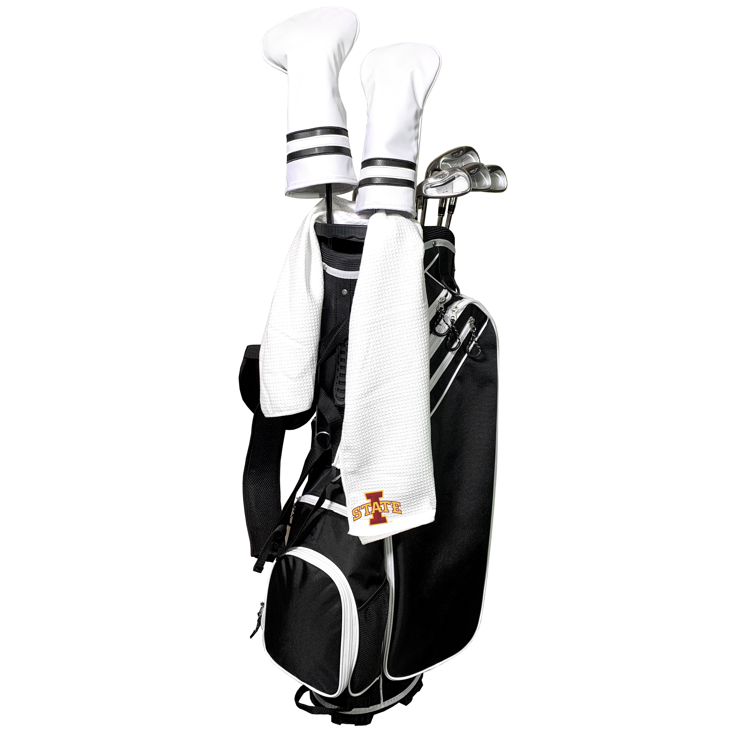 White Iowa State Cyclones 16'' x 40'' Microfiber Golf Towel - Image 5