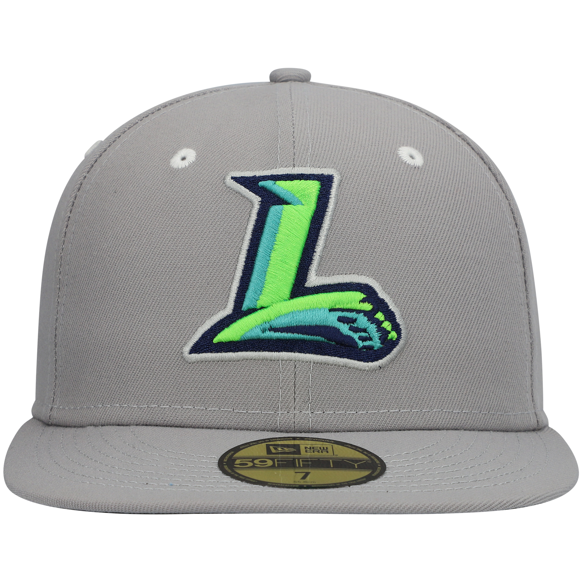 Men's New Era Gray Lynchburg Hillcats Authentic Collection Road 59FIFTY Fitted Hat - Image 3